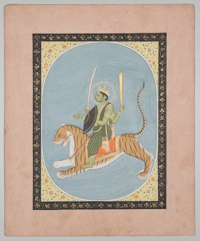 Marte, de uma série de astrologia Mandi de attributed to Sanju