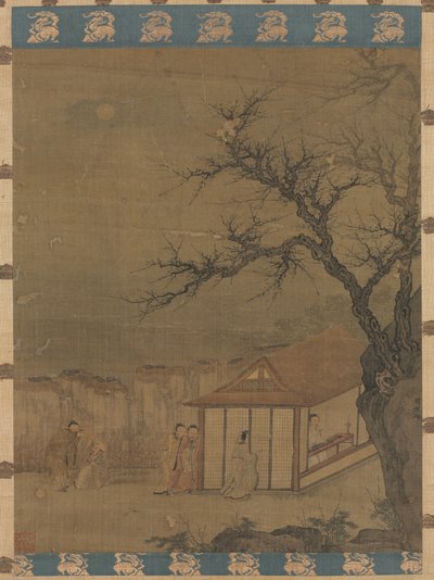 Ouvindo o Qin de attributed to Tang Yin