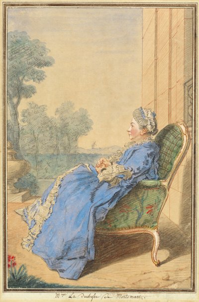 Madame A Duquesa de Mortemart de called Carmontelle Louis de Carrogis