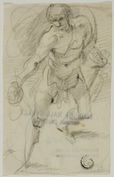 David com a cabeça de Golias de called Cavaliere d