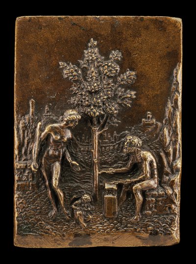 Vênus, Cupido e Vulcano de called Riccio Andrea Briosco