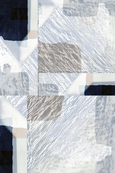 Camadas azuis abstratas de cartissi