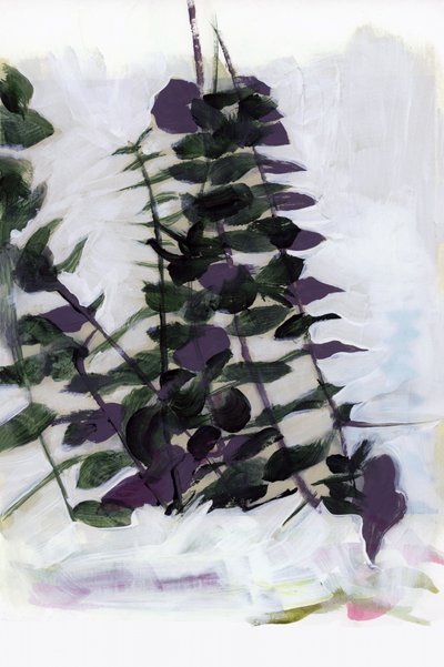 Folhagem botânica abstrata de cartissi