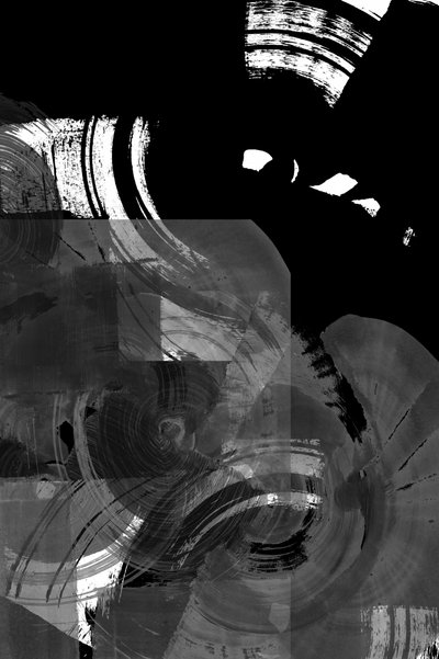 Redemoinhos abstratos de pinceladas de cartissi