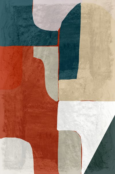 Formas abstratas a cores de cartissi