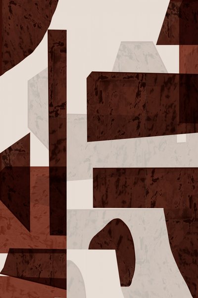 Formas abstratas e terrosas de cartissi