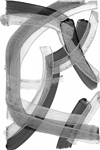 Traços fluidos abstratos de cartissi