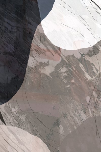 Camadas abstratas de montanhas de cartissi