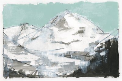 Picos de montanha abstratos de cartissi