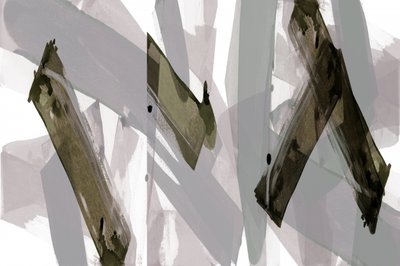 Traços abstratos em cinzento-oliva de cartissi