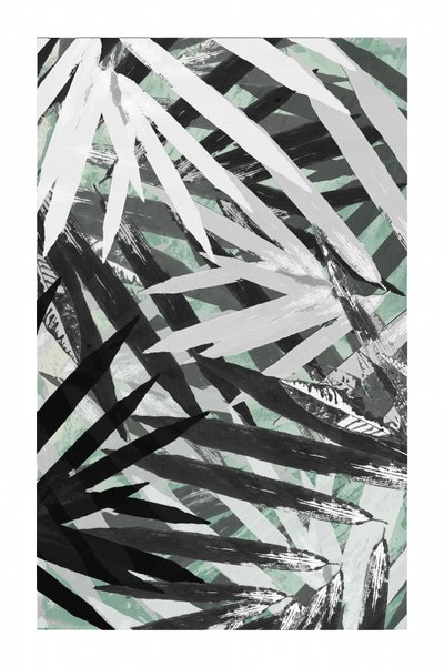 Folhagem tropical abstrata de cartissi