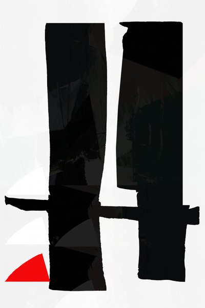 Destaque abstrato em vermelho vivo de cartissi