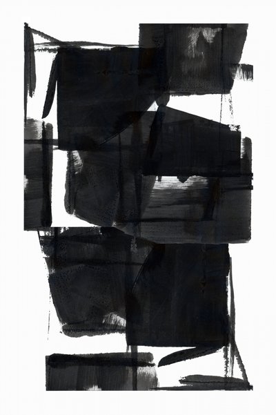Abstracto preto arrojado de cartissi