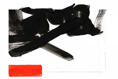 Contraste vermelho e preto arrojado de cartissi