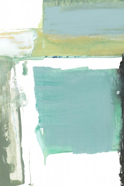 Verde-azulado sereno – Abstrato de cartissi