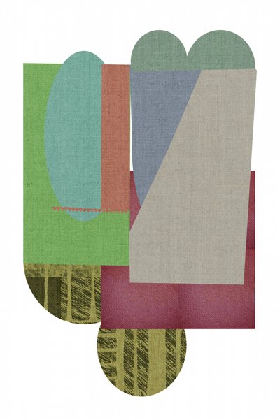 Bloco de cores contemporâneo de cartissi