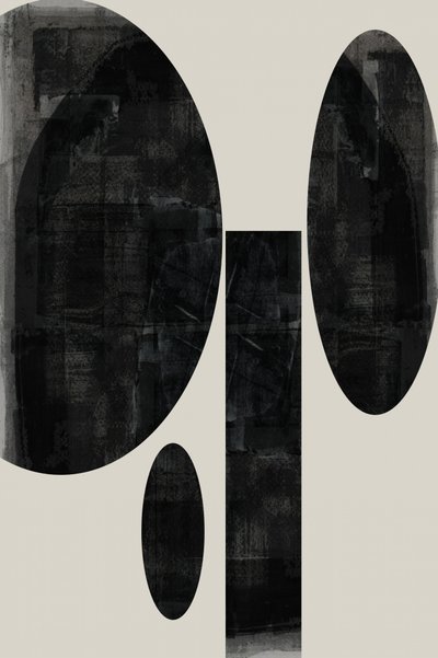 Formas abstratas escuras de cartissi