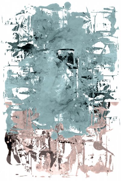 Abstrato em azul-petróleo desbotado de cartissi