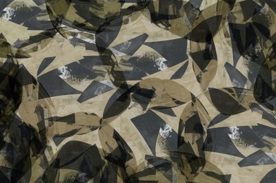 Formas abstratas com um toque rústico de cartissi