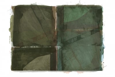 Camadas em tons de verde terra de cartissi
