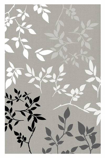 Padrão elegante de folhas de cartissi