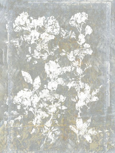 Silhueta floral desbotada de cartissi
