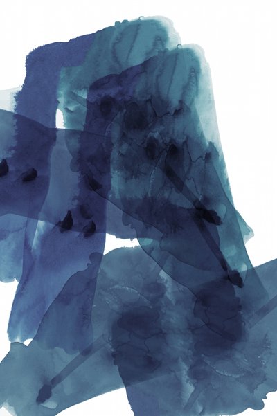 Abstrato em azul fluido de cartissi