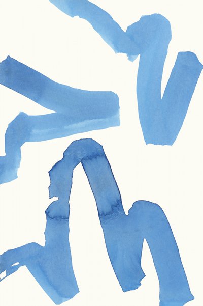 Abstrato em azul fluido de cartissi