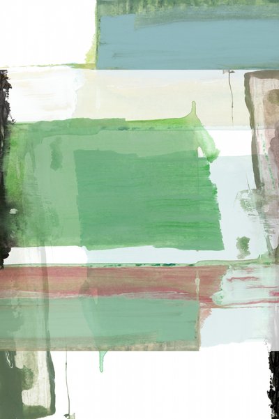 Blocos abstratos verdes de cartissi