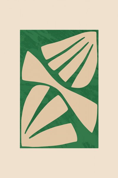 Formas verdes e orgânicas de cartissi