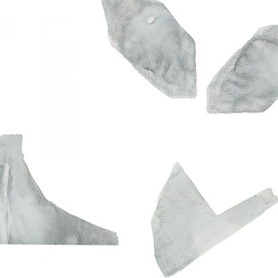Formas abstratas cinzentas de cartissi