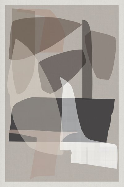 Formas abstratas em camadas de cartissi