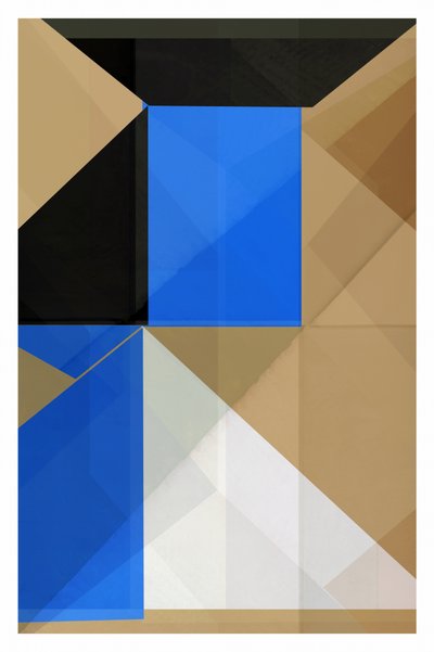 Formas geométricas sobrepostas de cartissi