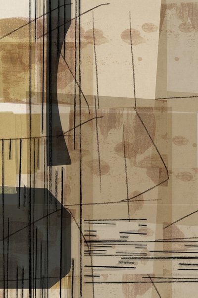 Abstrato neutro em camadas de cartissi
