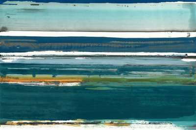 Paisagem marinha abstrata em camadas de cartissi