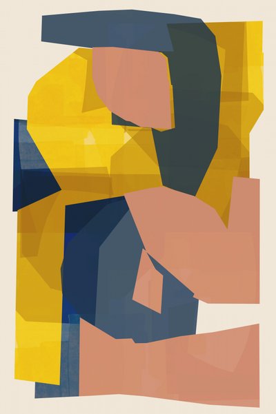 Colagem abstrata moderna de cartissi