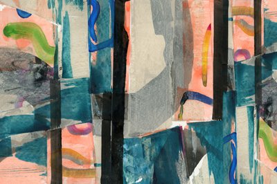 Colagem abstrata moderna de cartissi