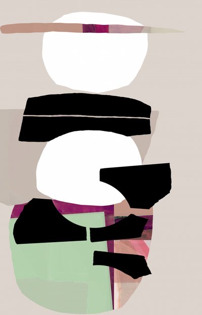 Abstrato moderno com blocos de cor de cartissi