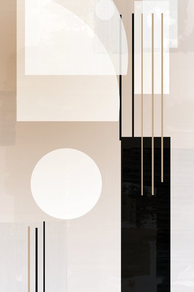 Composição minimalista moderna de cartissi