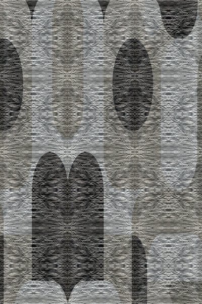 Formas abstratas monocromáticas de cartissi