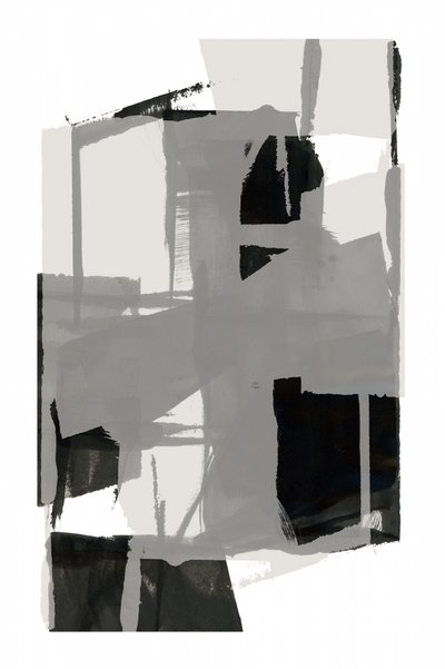 Formas abstratas monocromáticas de cartissi