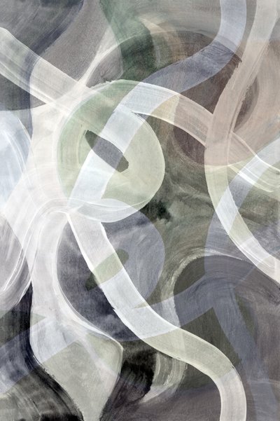 Fluxo abstrato em tons suaves de cartissi