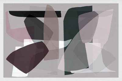 Camadas abstratas em tons suaves de cartissi
