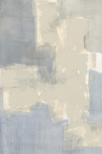 Azul-bege suave - Abstrato de cartissi