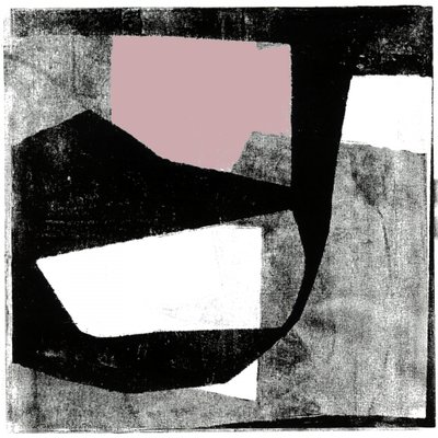 Geometria em rosa suave de cartissi