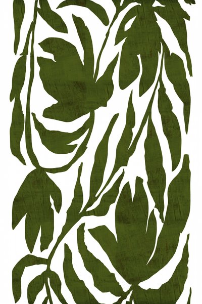 Padrão de folhagem verde-oliva de cartissi