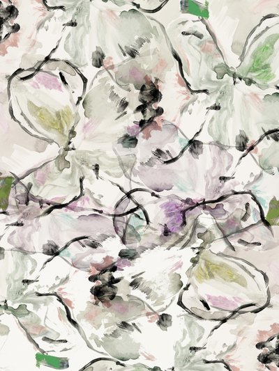 Flores em aquarela suave de cartissi