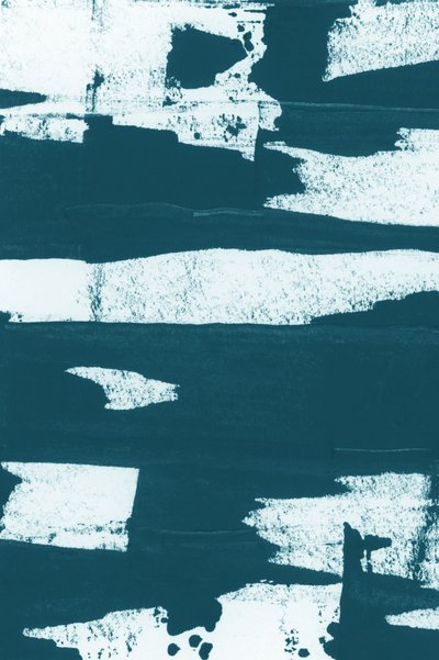 Traços abstratos em azul-petróleo de cartissi