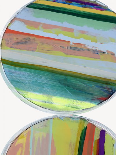 Círculos abstratos vibrantes de cartissi