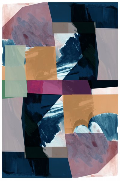 Composição abstrata vibrante de cartissi